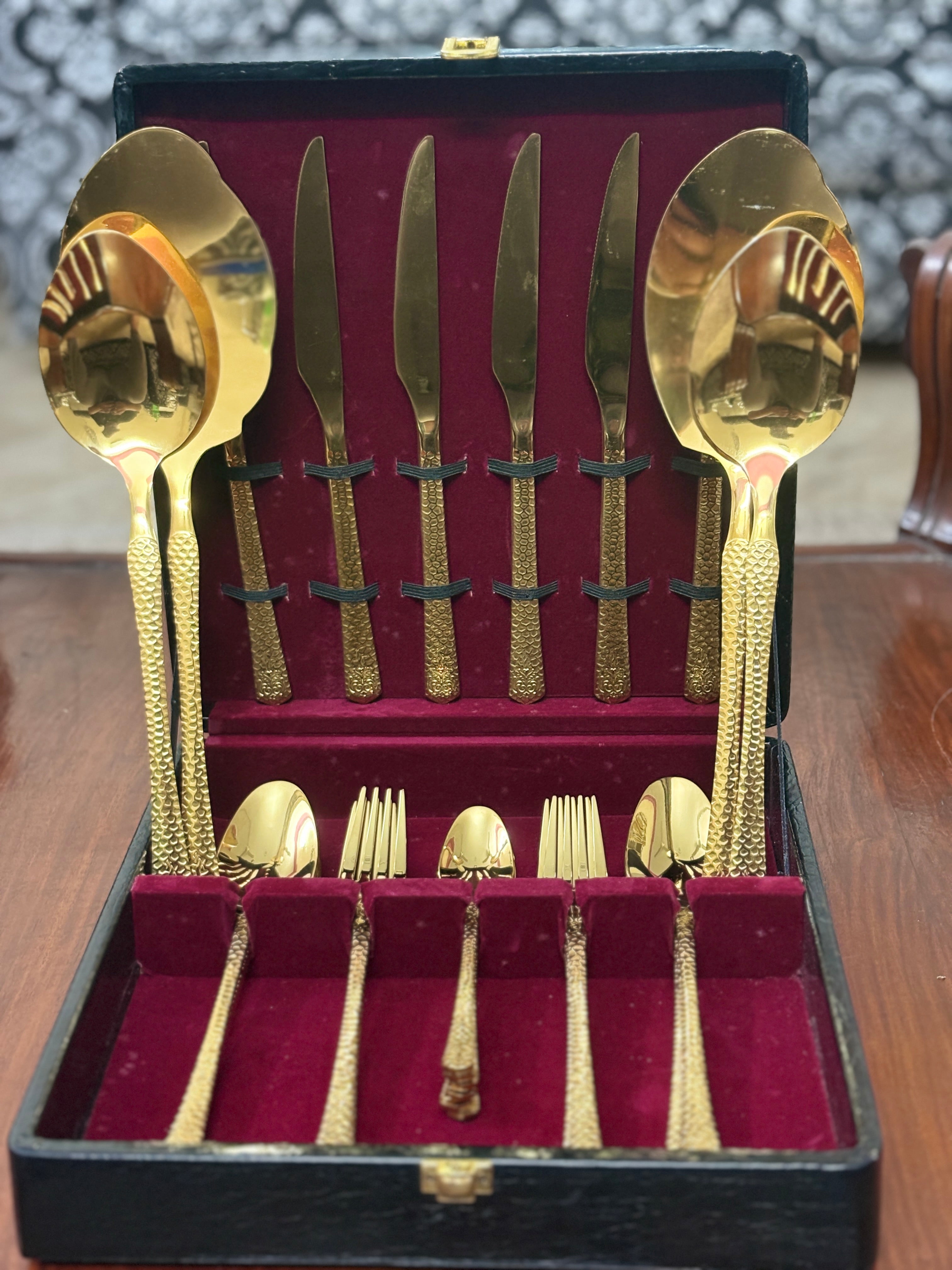 Gold Cutlery Set