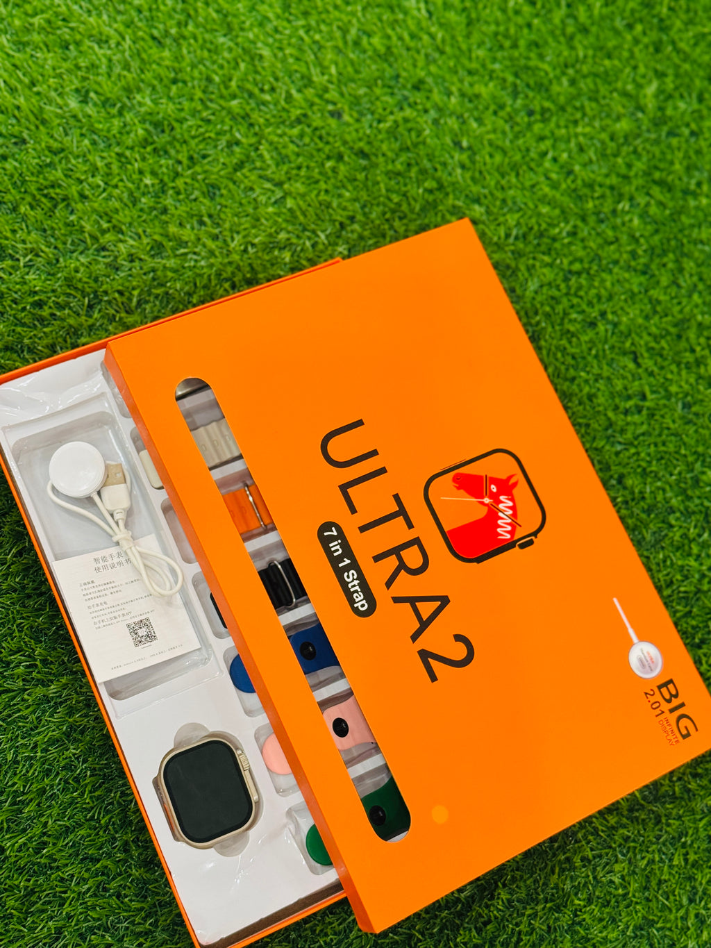 “Stylish ULTRA 2 smartwatch set 💥 7 straps, 1 vibe ⌚🔥”